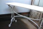 他の写真2: シャビーホワイトのアイアンガーデンテーブル