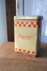 Tin缶　キャニスター　Sucre