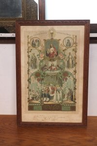 イエスキリスト　宗教画フレーム