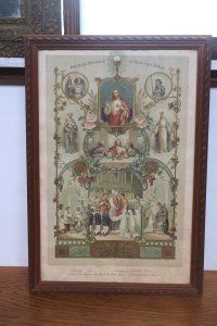 イエスキリスト　宗教画フレーム