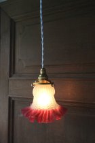 他の写真2: すりガラスと濃紫のペンダントランプ