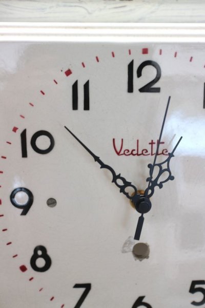画像2: 陶器の掛時計　Vedette