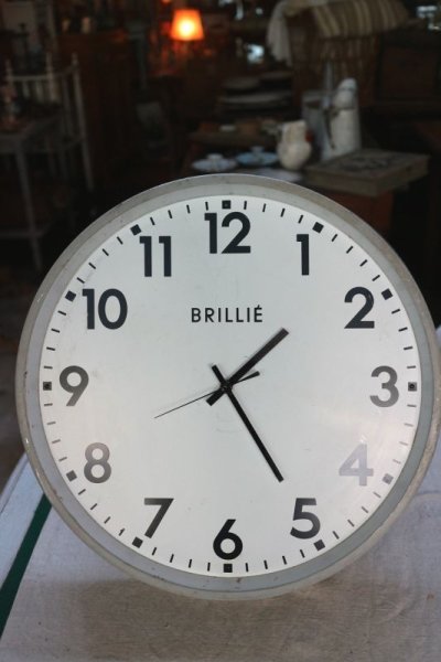 画像1: インダストリアル時計　BRILLIE ビッグサイズ