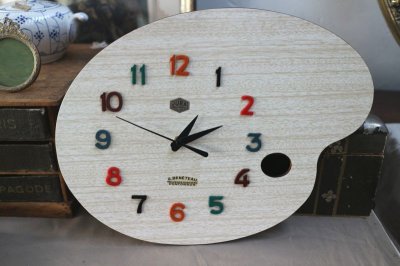 画像1: パレット型の掛け時計