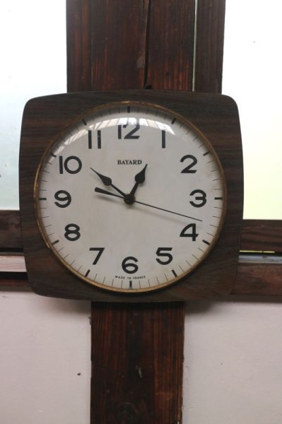 画像1: ヴィンテージ掛け時計　BAYARD (1)